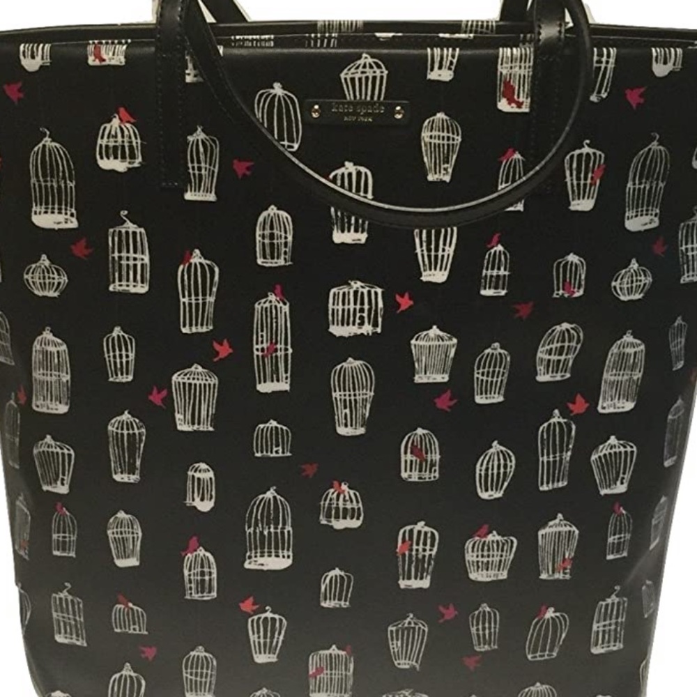 Kate Spade Jade Drive Bon Shopper bird cage tote - Picture 2 of 7